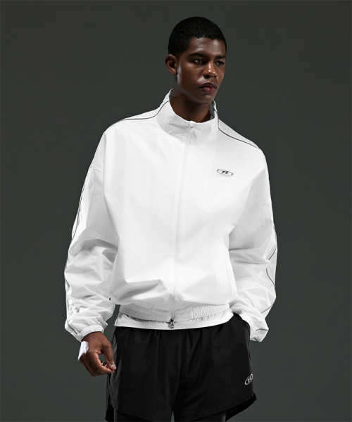 CHROME B WARM UP JACKET [WHITE]