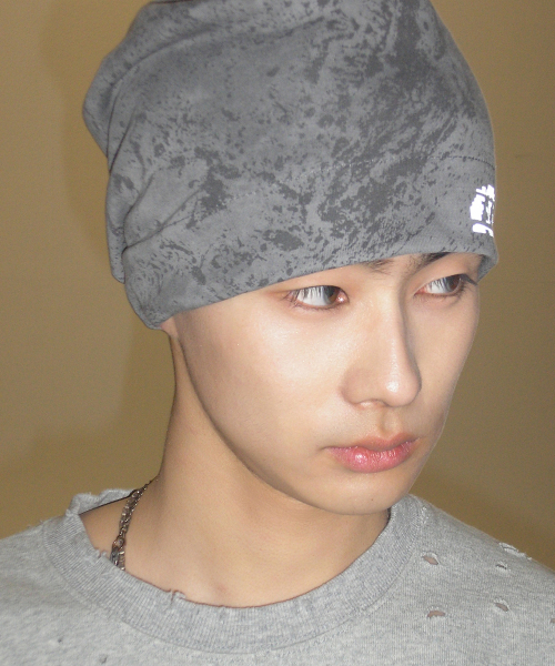 엔드릭스 Marble Dot Logo Reflect Cotton Beanie (Charcoal)