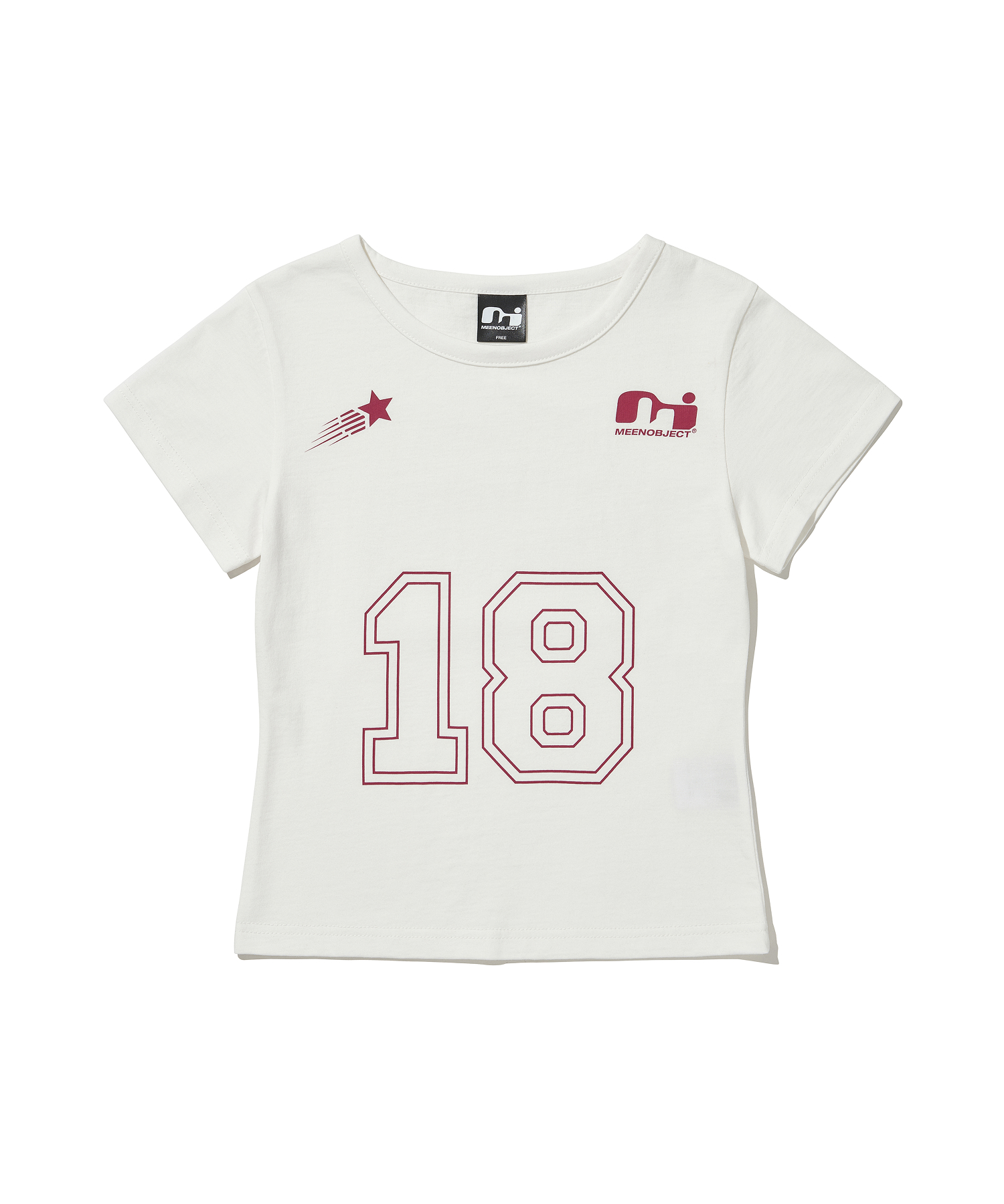Слим-футболка MEENOBJECT Numbering от Chaewon
