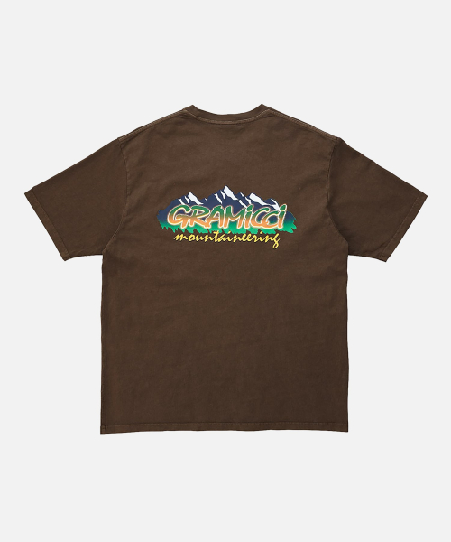 MOUNTAINEERING футболка Brown Pigment