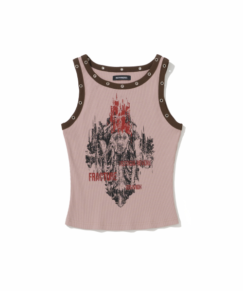 W Relic Eyelet Sleeveless - Pink