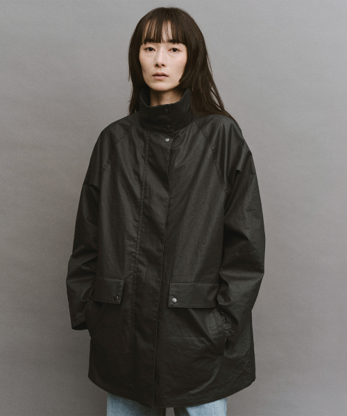 W. Neo British Half Coat (Coal)