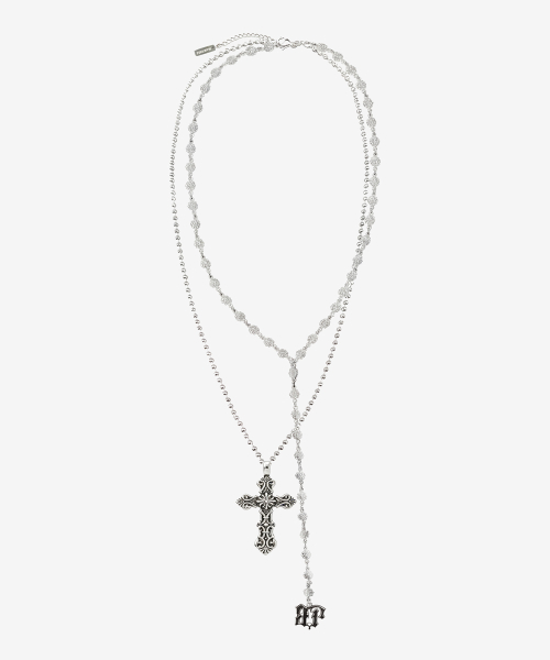 팬텀 크로스 레이어드 목걸이 Phantom Cross Layered Necklace