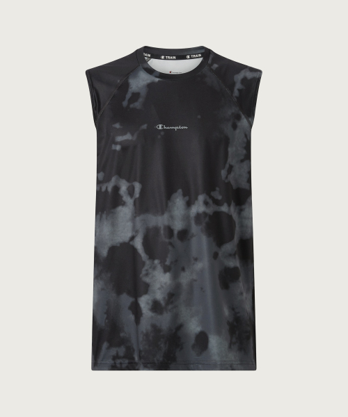 Спортивная майка с рефлективным логотипом Black