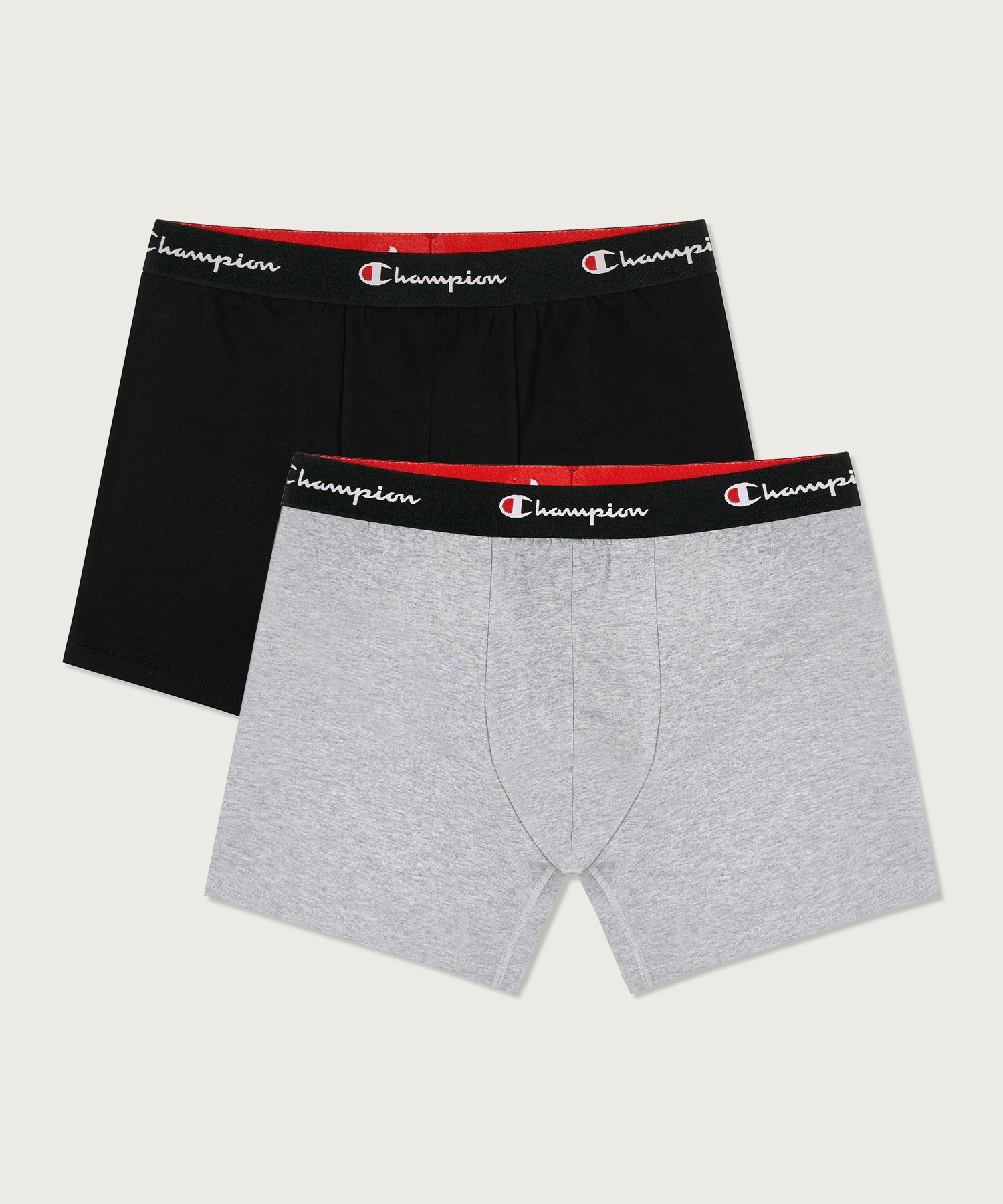 3 штуки мидиум-лэнгт боксеры Black/Black/Grey