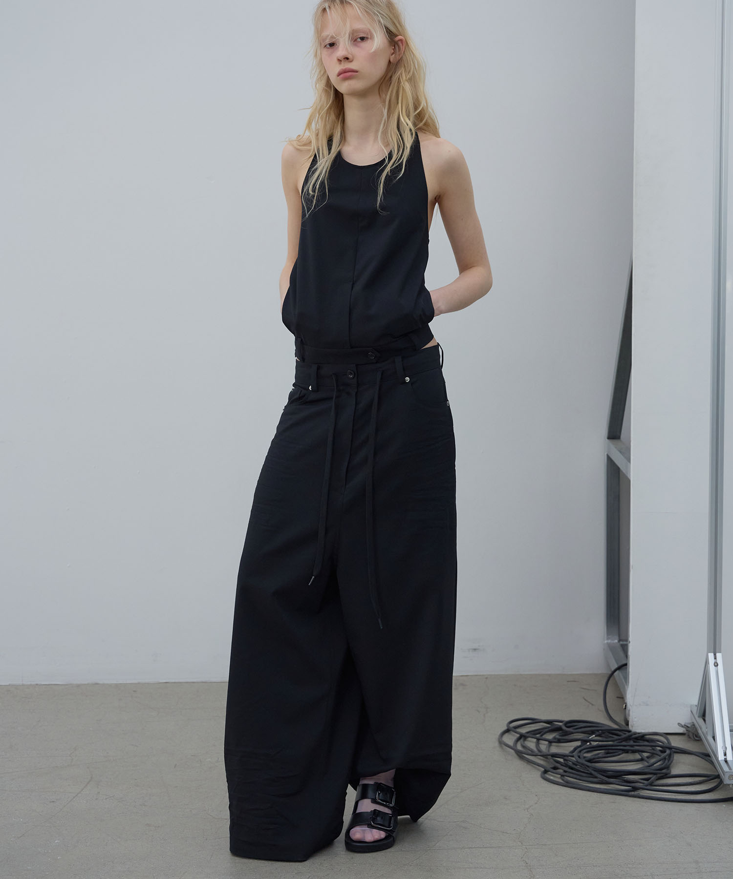 CRINKLE DETAIL __CODE_0__ TROUSERS (__CODE_1__)