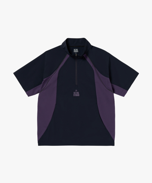 COLOR-__CODE_0__ S/S ANORAK-NAVY