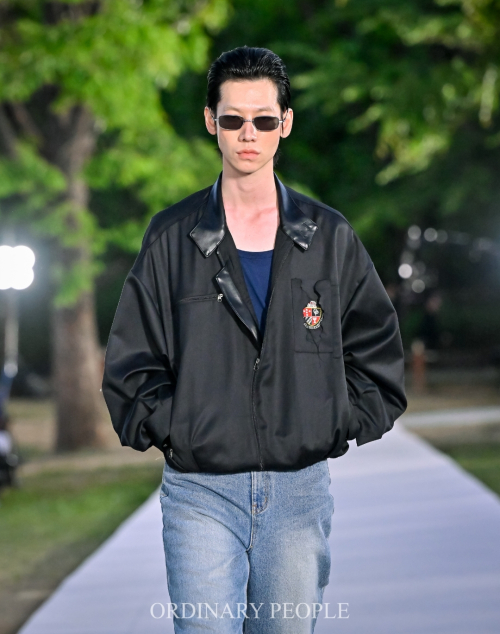 __CODE_0__ : Wappen Panel Harrington Jacket [BLACK]
