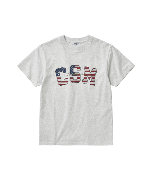 __CODE_0__ __CODE_1__ Graphic Logo T-Shirt Melange Grey