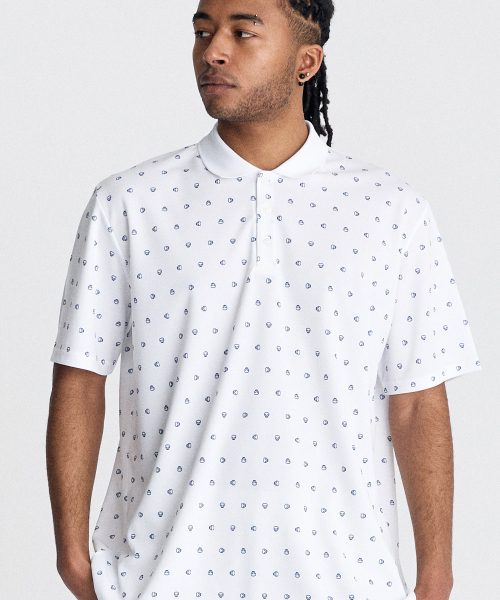Поло Skull Dot AM1229 WH