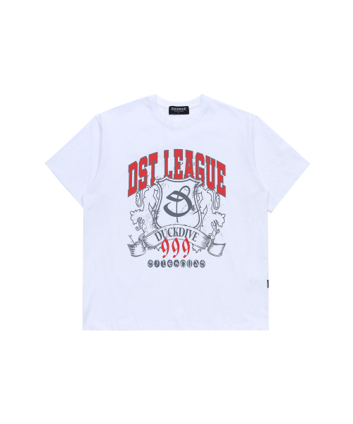 DST League Shield Logo T-shirt White