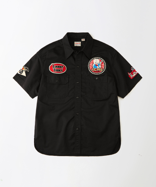 [LOONEY TUNES] TRIPLE STITCH MECHANIC __CODE_0__ SHIRT_BLACK