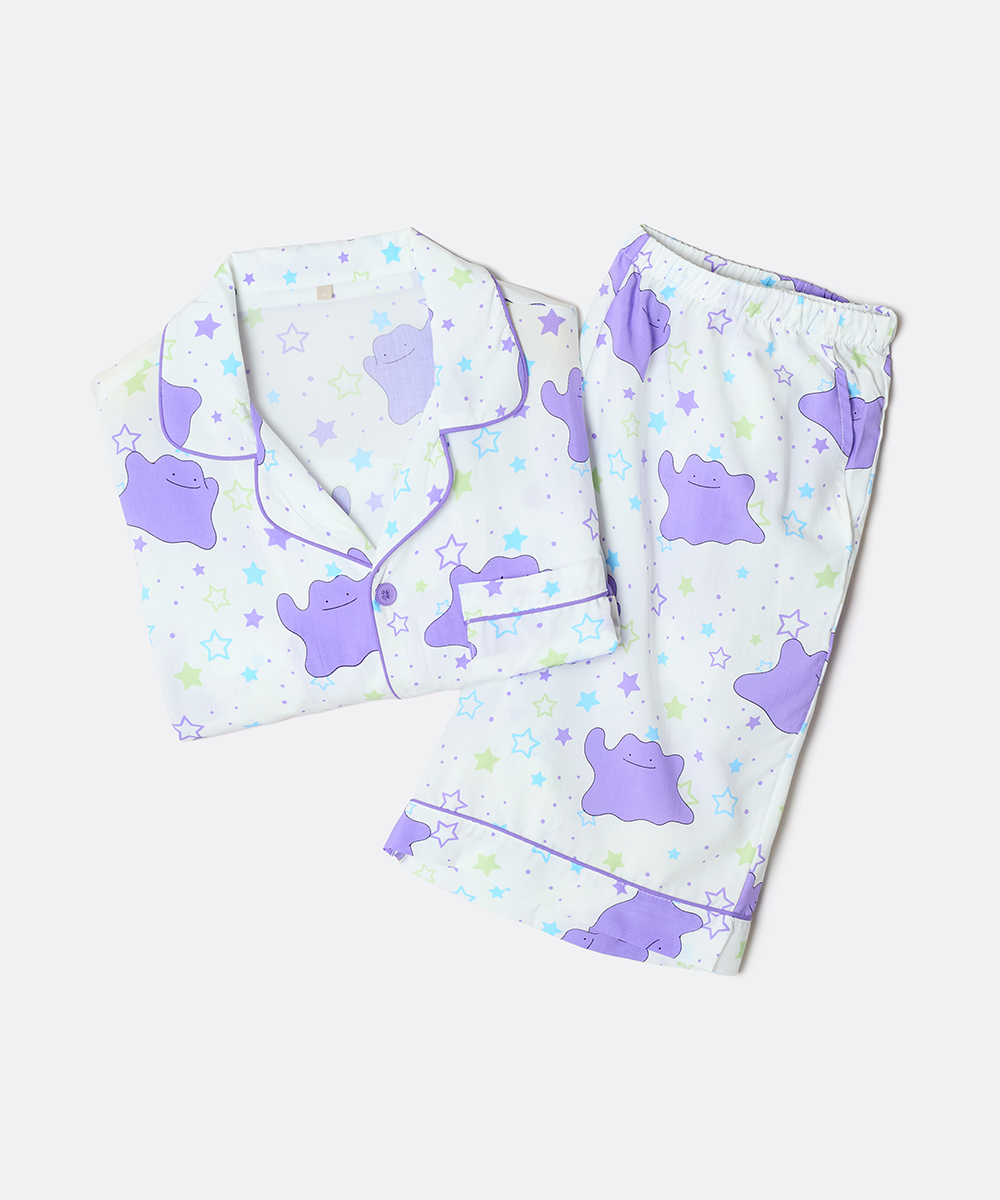 [Pokemon] пижама с коротким рукавом (PURPLE) SPPPG25U15