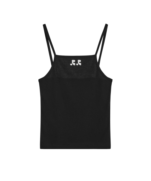 LIGHT LOGO TANK Топ - чёрный