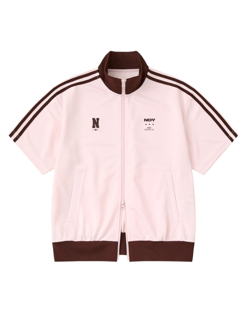Спортивный кроп-топ NY Baby Pink с коротким рукавом