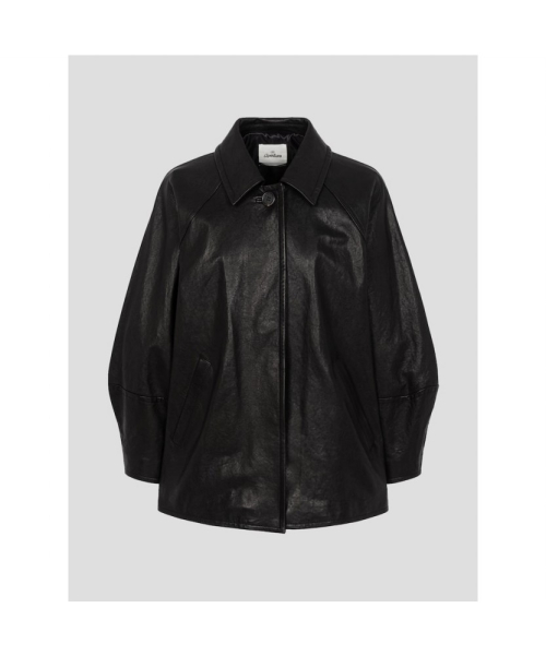 Leather Barbour Куртка чёрный (TA5711A105)