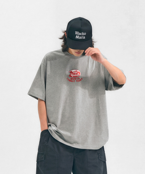 MKB Logo print T Рубашкаs серый