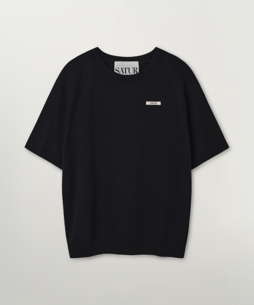 Базовый свитшот с коротким рукавом Black