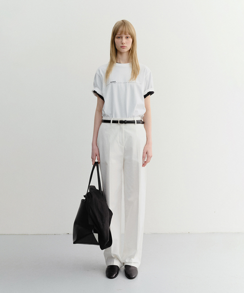 SUMMER STRAIGHT CHINO SLACKS_UDPA6B228_белый