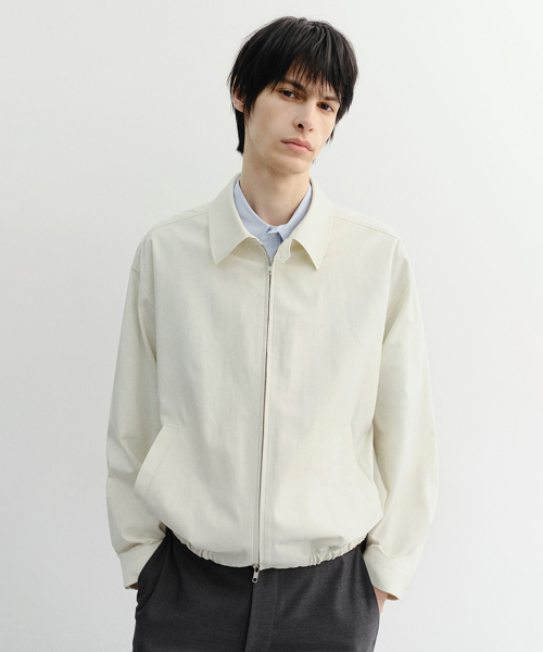 ВоротникED LIGHT BLOUSON Куртка_UNISEX_UDJU6B121_слоновая кость