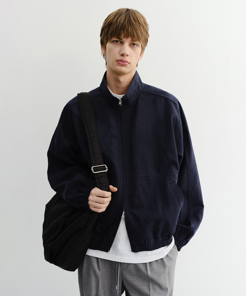 SUMMER HARRINGTON Куртка_UNISEX_UDJU6B122_тёмно-синий