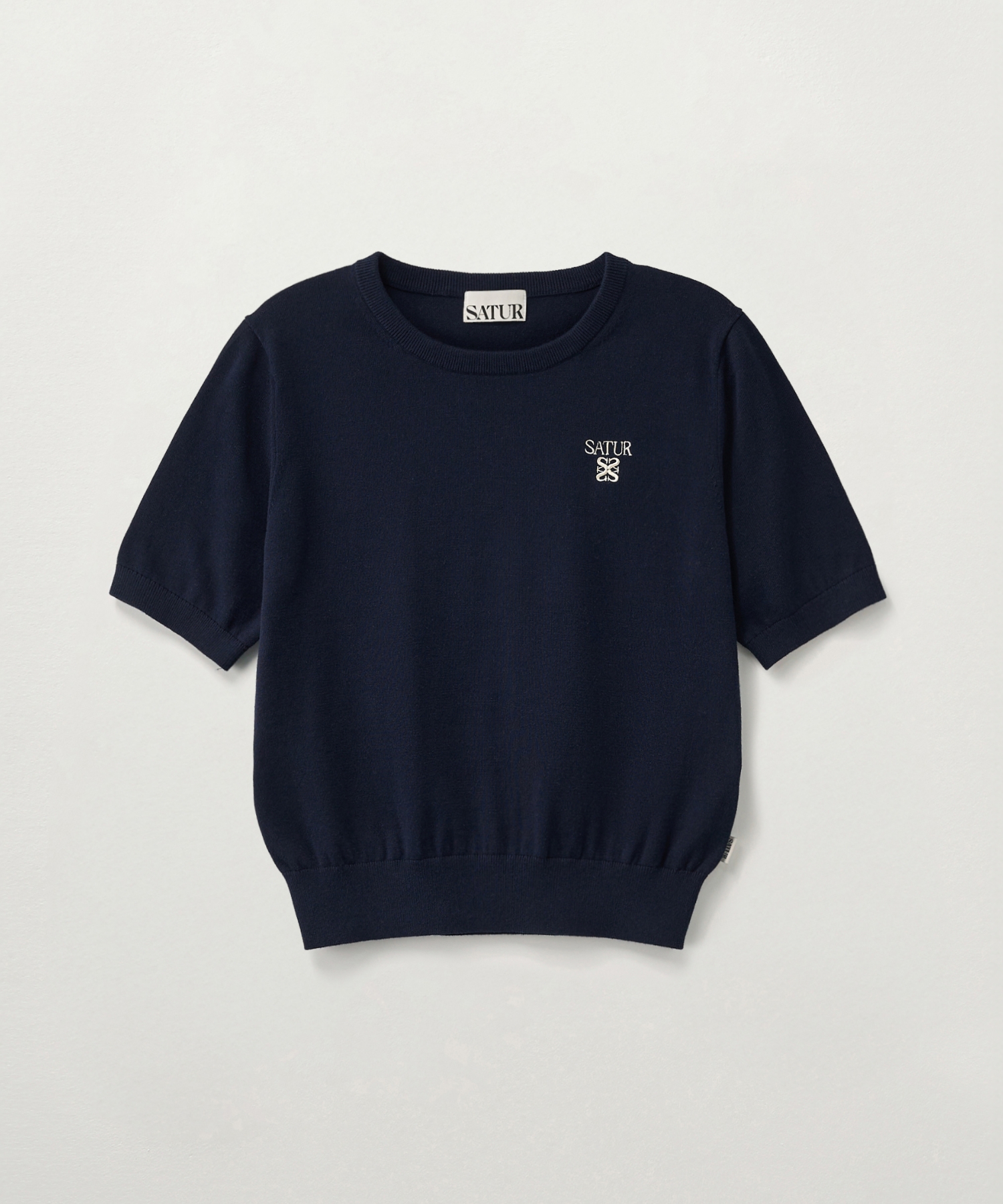 (W) Loren Fine Half Knit тёмно-синий
