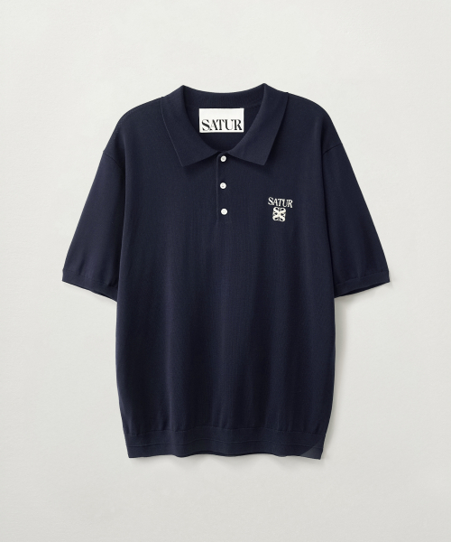Классический воротник хавф-ниткрой Navy