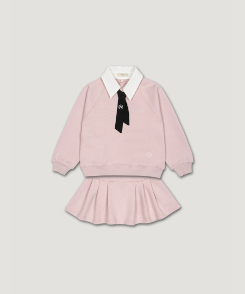 3Ways 스웨트셔츠 셋업/SK/Baby pink(면)
