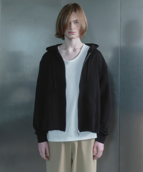 CUT OFF Худи ZIP UP_чёрный