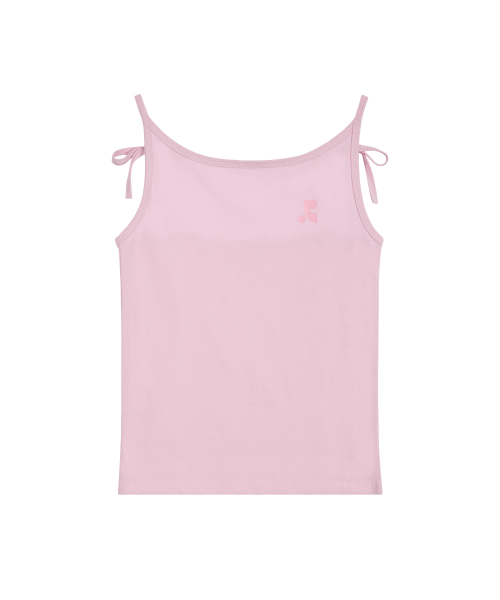 BACK TIE SLEEVELESS - розовый