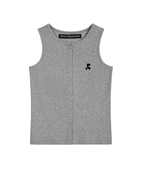 SLEEVELESS Кардиган - серый