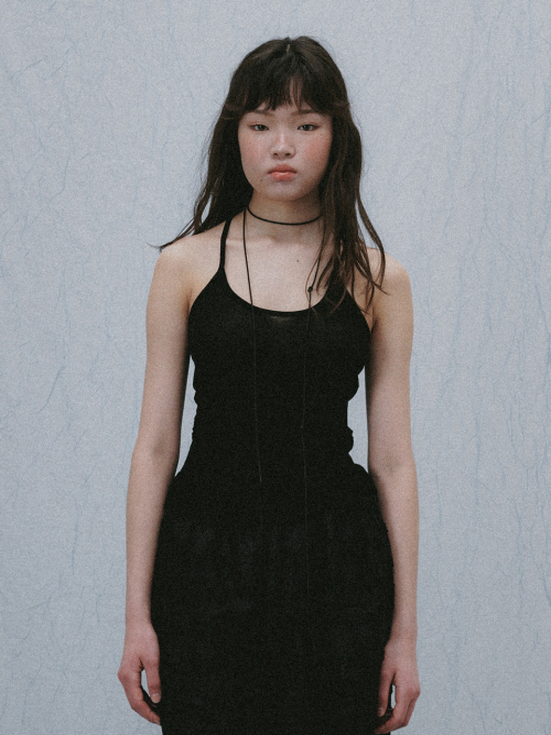 Halter neck sleeveless (чёрный)
