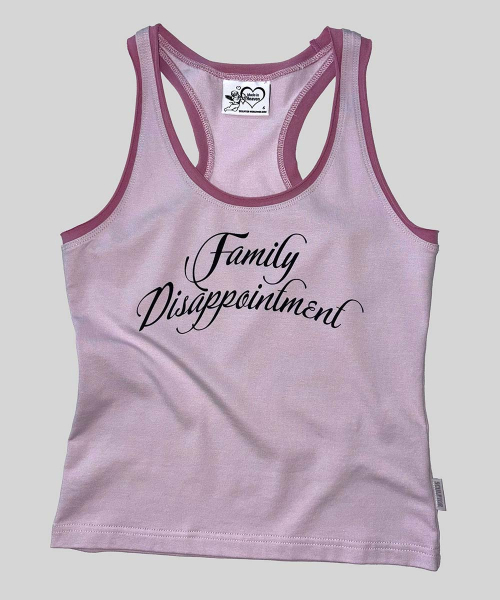 Family Disappointment Tank Топ розовый