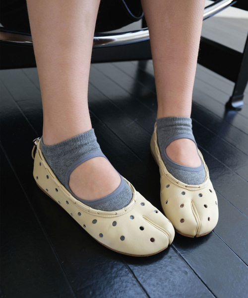 Leather String Flat / Cheese