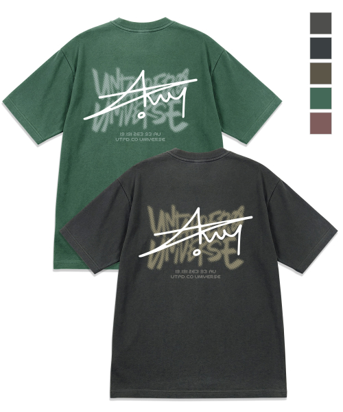 Universe Cell Signature Oversized Fit Short-Sleeved T-Shirt 5COLOR