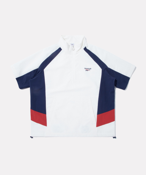 Анорак DNA с коротким рукавом колор-блок - White:Navy