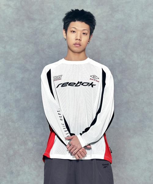 Спортивный лонгслив из сетки - Off White
