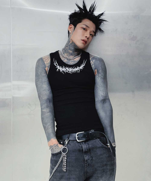 DRAGON SLEEVELESS - black