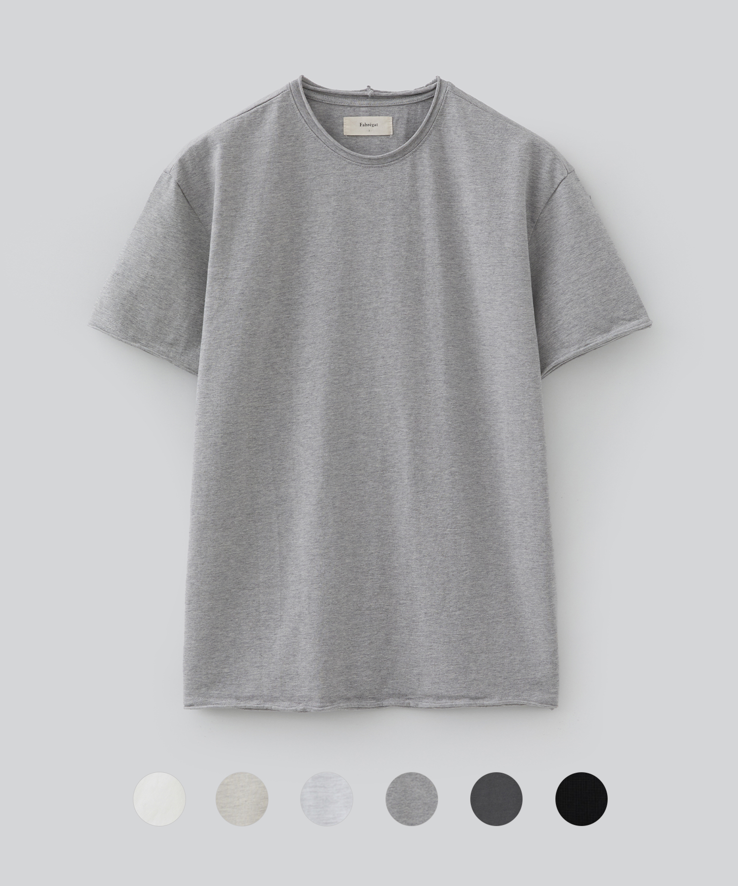 Rolling Crop Short Sleeve T-shirt (6COLOR)