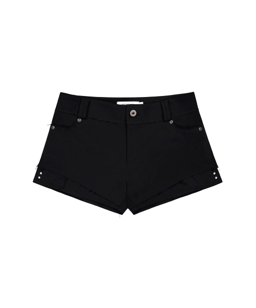 Layer Cut Shorts - Black
