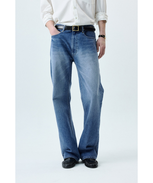 Semi широкий Bootcut фит деним джинсы - синий
