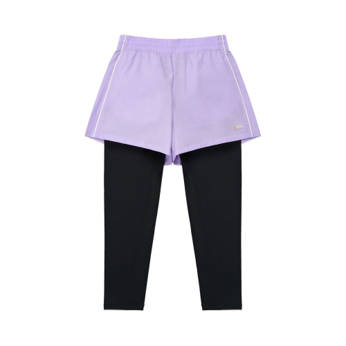 K262GWL610 여아 3부 레이어드 워터레깅스 LILAC