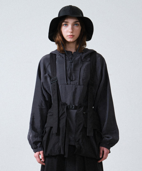 Женский жилет утилити (BLACK)
