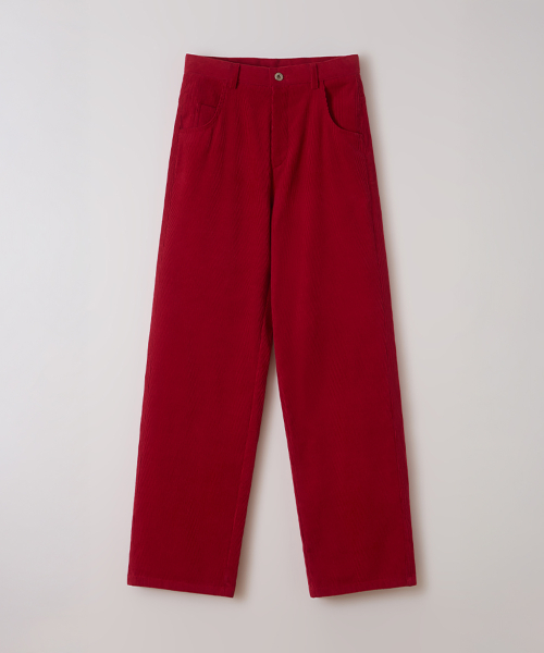 Вельветовые брюки classic corduroy pants (rouge)