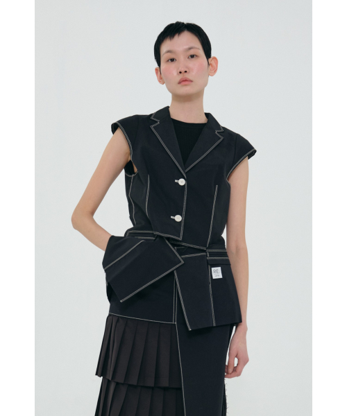 Raw Cut Sleeveless жилет RQVAM24570BKX
