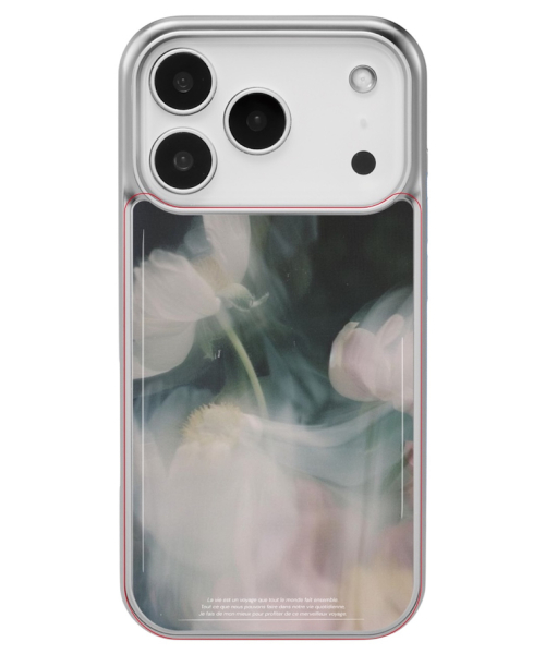(epoxy) +맥세이프 dreamers flower silver 에폭시 아이폰 갤럭시 케이스