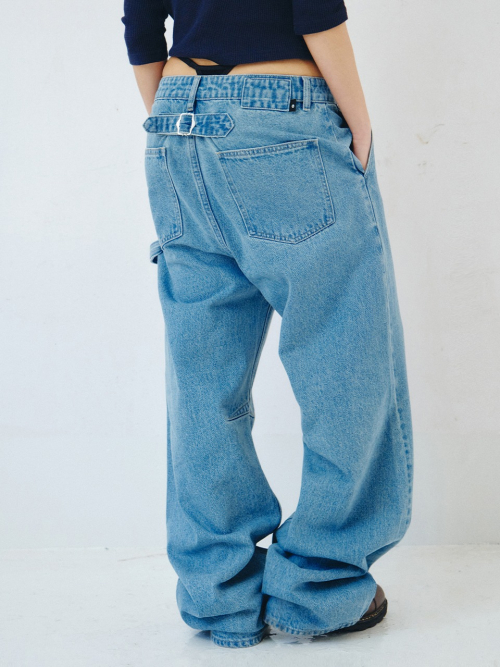 CINCH-BACK DENIM брюки LIGHT BLUE