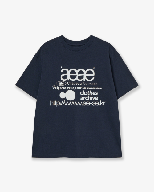 WEB LOGO T-SHIRTS [NAVY]