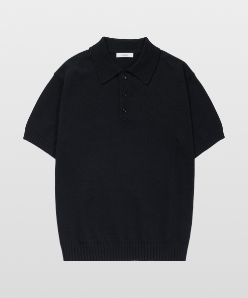Поло из мягкого 100% хлопка 3PLY Black