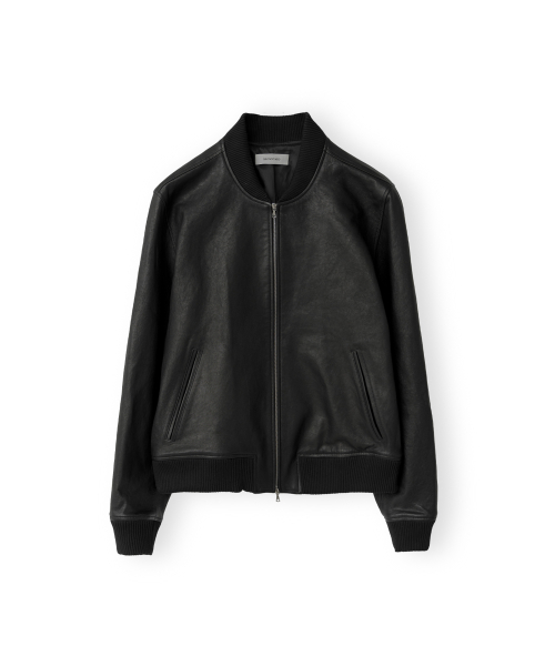 Блузон из вареной кожи, Black